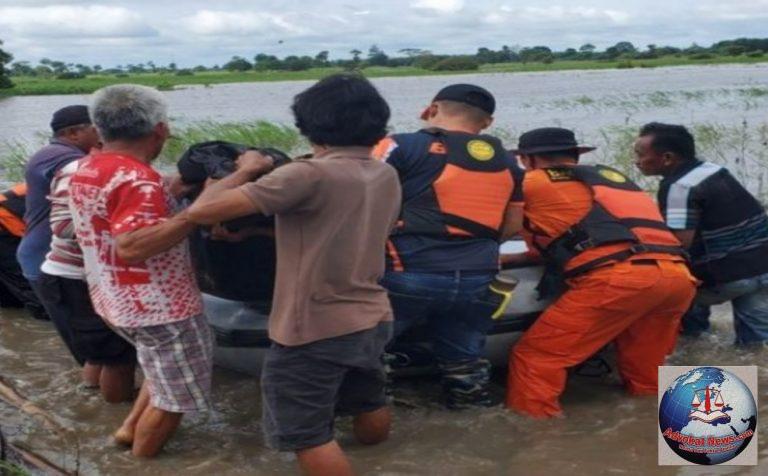 Tim BPBD Tuba Berhasil Temukan Korban Tenggelam Dirawa Way Sungai Tulang Bawang