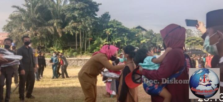 Bupati Tuba Dr.Hj.Winarti,SE.MH Lakukan Kunjungan Kerja Ke Kec. Gedung Aji Baru