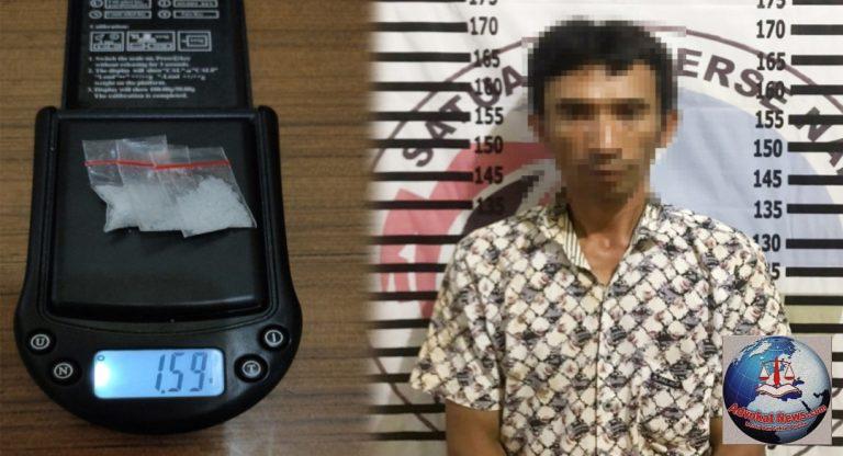 Polisi Tuba Bekuk Bandar Sabu Dijalan Maharow Batang Menggala