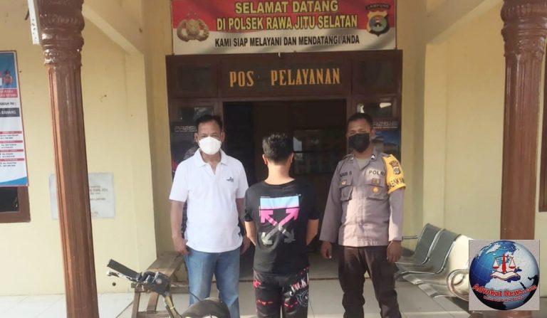 Curi motor Supra X Akhirnya Pemuda Inisial RW Ditangkap Polisi Tuba