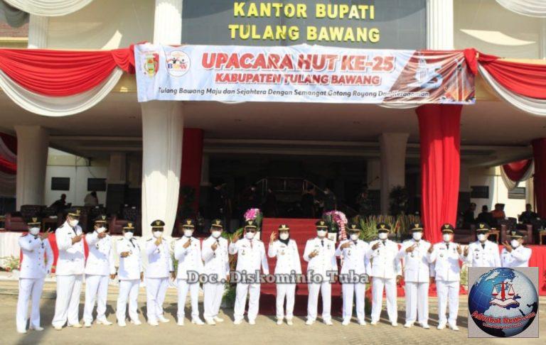 Peringatan HUT Tuba Ke-25 Bupati Winarti Hadir dan Berikan Banyak Penghargaan
