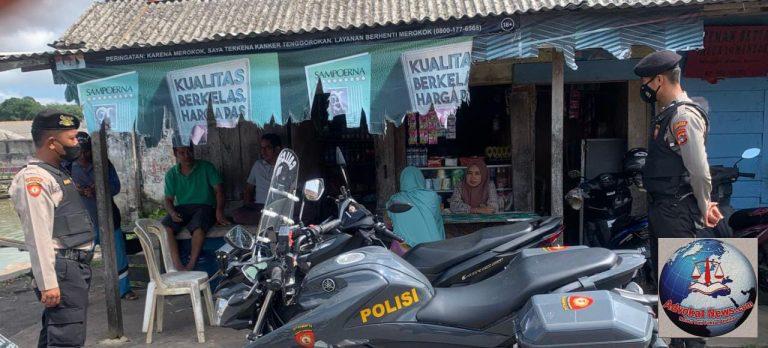 Cegah Kriminalitas Sat Sabhara Polres Bangka Barat Laksanakan Patroli Rutin
