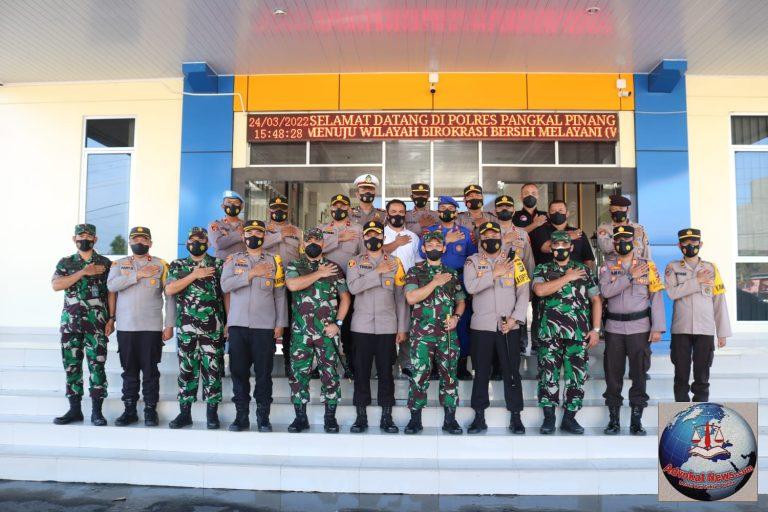 Polres Pangkalpinang di kunjungi Danrem 045/Gaya