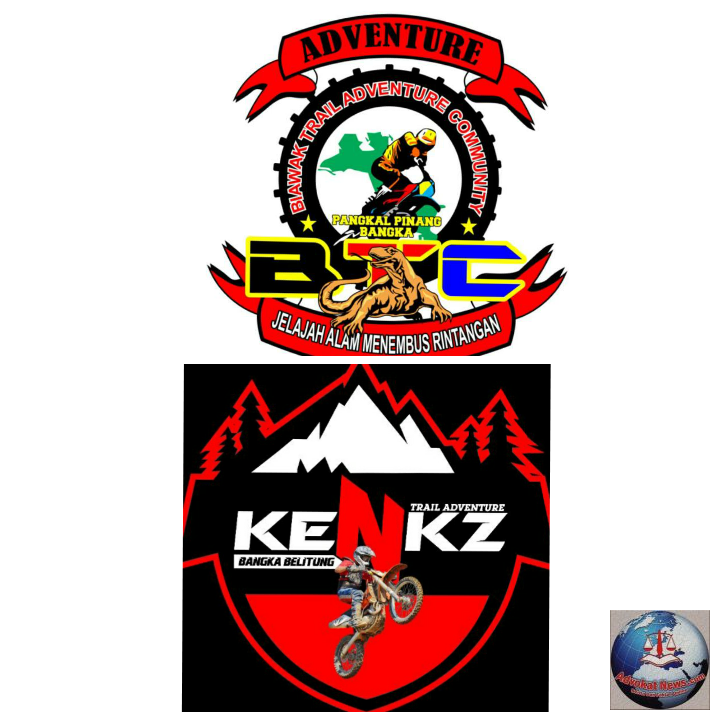 Ringankan Beban masyarakat, Komunitas Motor Trail Adventure Comunity  Biawak Dan Kenkz  Bagi Sembako Ke Masyarakat Mangkol