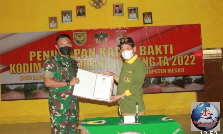 Karya Bakti TNI AD di Mesuji Resmi Ditutup, Begini Kata Dandim 0426 Tuba dan Harapan Bupati Mesuji