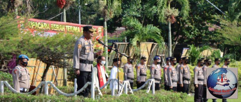 Ini Jabatan Lima  Sertijab di Polres Tulang Bawang Lampung