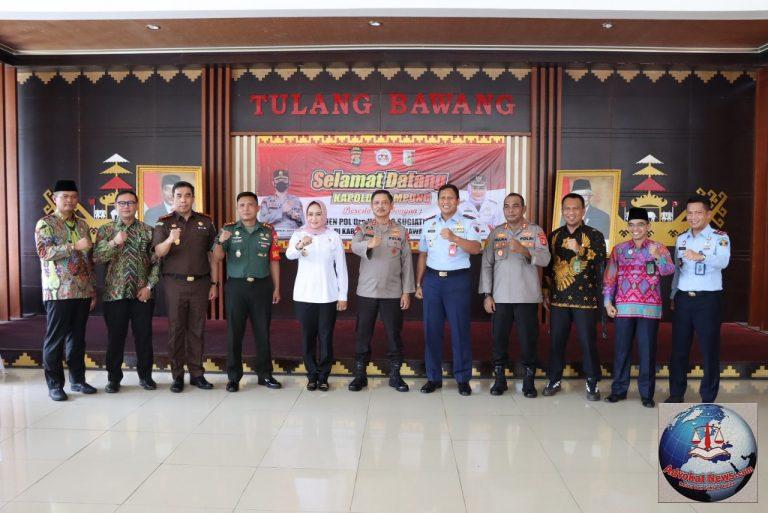 Bupati Winarti Katakan Ini, Pada Penyambutan Kapolda Lampung di Kabupaten Tulang Bawang