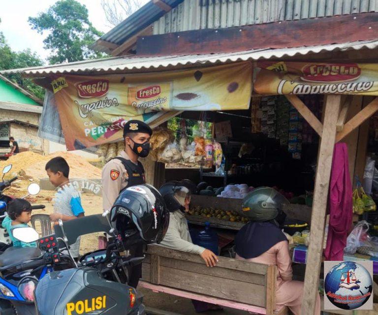 Jaga Situasi Kamtibmas Kondusif, Sat Samapta Bangka Barat Patroli Siang Hari