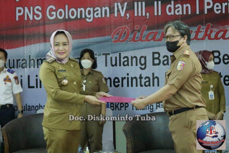 Silaturahmi dengan Para Honorer dan Para PNS Pemkab Tuba, Winarti Ucapkan Ini