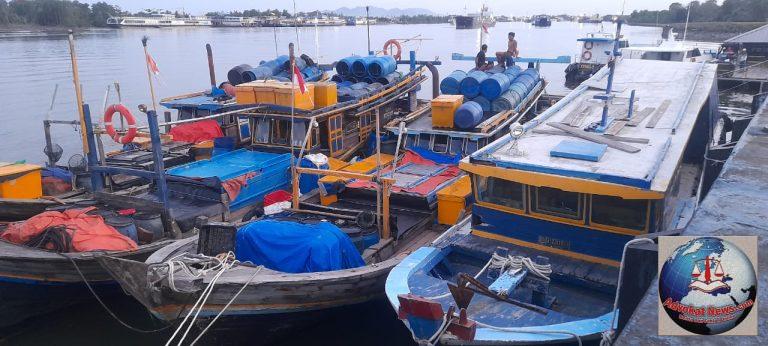 7 Orang Cukong Beserta ABK Tangkap Ikan Gunakan Pukat Harimau Berhasil diamankan Oleh Gakkum Polairud Polda Babel