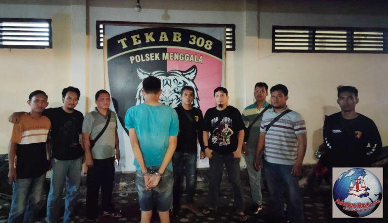 Polisi Tangkap Warga Menggala Selatan Yang Jadi Buronan Kasus Curat di Penawartama