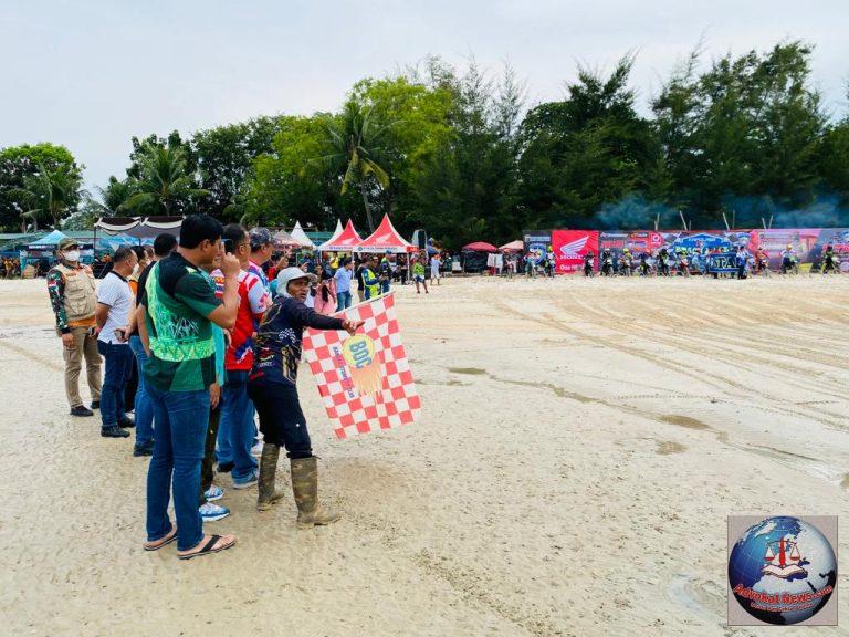 Peringati HUT Bhayangkara ke 76, Polres Pangkalpinang Gelar Beach Race Kapolres PGK 2022