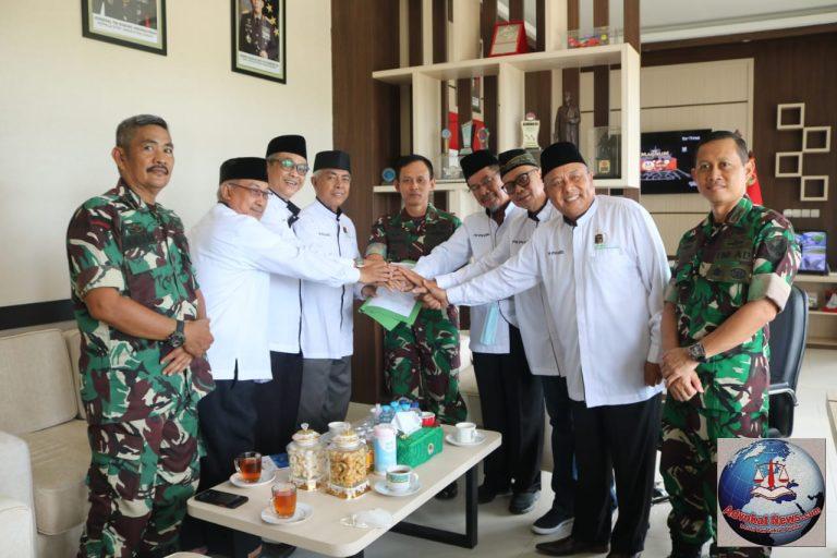 Dewan Pengurus pembina PW IPHI (Ikatan Persatuan Haji Indonesia ) wilayah Babel Audensi dan Silaturahmi ke Korem 045/Gaya