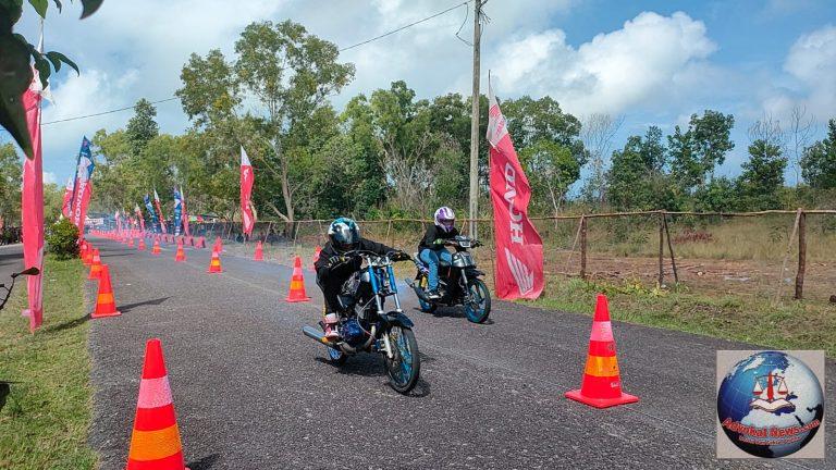 Peringati HUT Bhayangkara Ke 76, Polres Bangka Barat Gelar Drag Race
