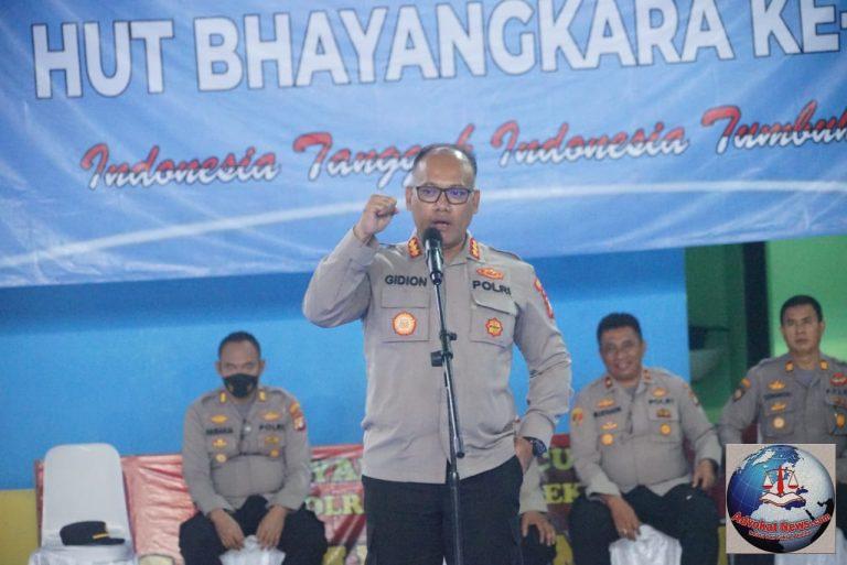 Sambut HUT Bhayangkara ke-76, Polres Metro Bekasi Adakan Turnamen Futsal