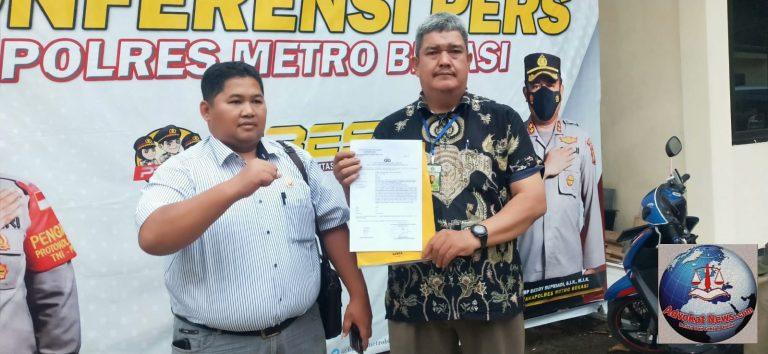 Diduga Halangi Wartawan, Oknum Karyawan PT. KAI Stasiun Metland Telaga Murni Dilaporkan ke Polisi