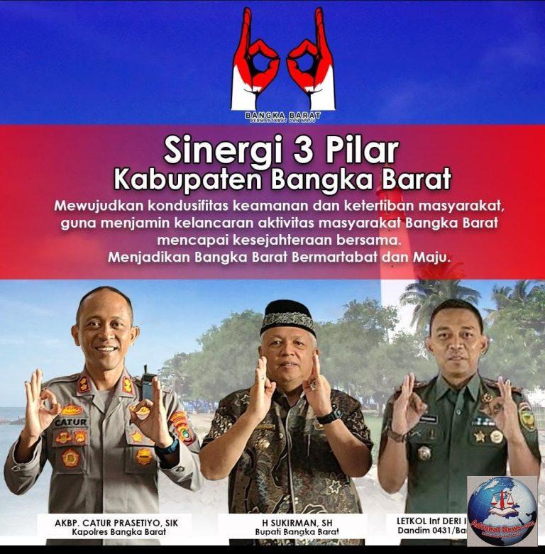 Kapolres Bangka Barat Sosialisasi Icon tanda Logo Kabupaten Bangka Barat Bermartabat dan Maju