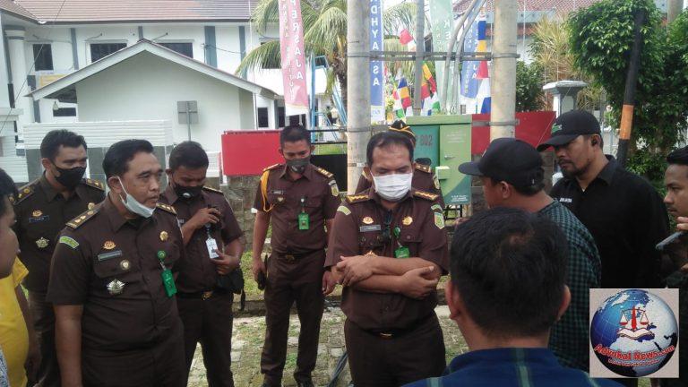 Saat Liputan Kunjungan Jaksa Agung ke Kejati Babel Oknum Staf Kejati Tantang Wartawan Duel