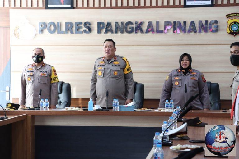 Polres Pangkalpinang Zoom Meeting Taklimat Awal Audit Kinerja Itwasum Polri Tahap II T.A. 2022 Aspek Pelaksanaan dan Pengendalian