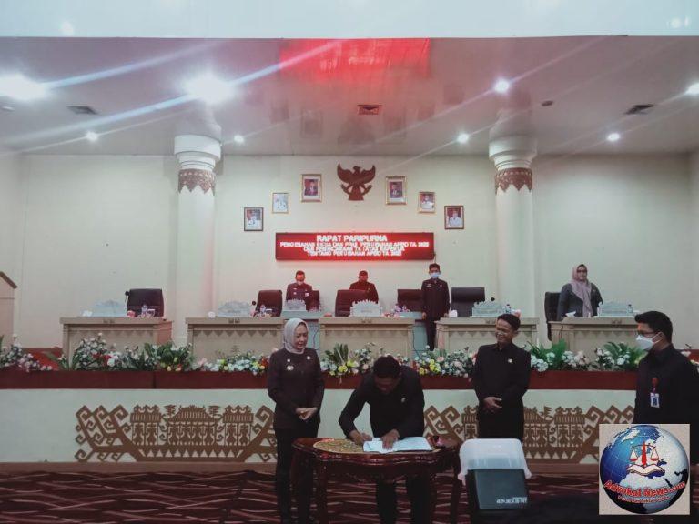 DPRD TUBA Selenggarakan Paripurna Tentang RKUA dan PPAS serta Perubahan APBD TA 2022
