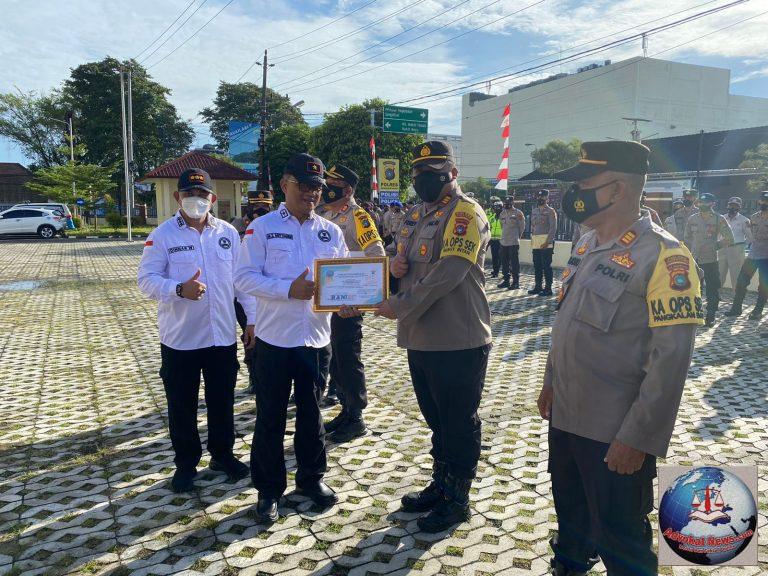 Polres Pangkalpinang Dapat Penghargaan Dari BNNP Kep. Bangka Belitung