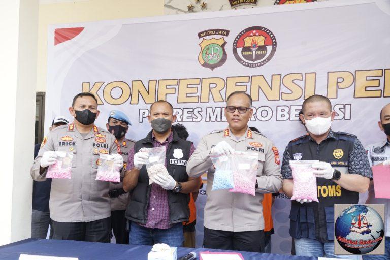 3 Sindikat Pengedar Narkoba Jaringan International Diringkus Polisi di Tambun Bekasi
