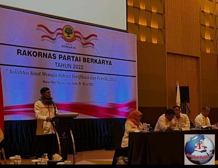 Kemenkumham keluarkan SK 1102 dan 1103 tentang perubahan AD / ART dan Susunan Organisasi Partai Berkarya