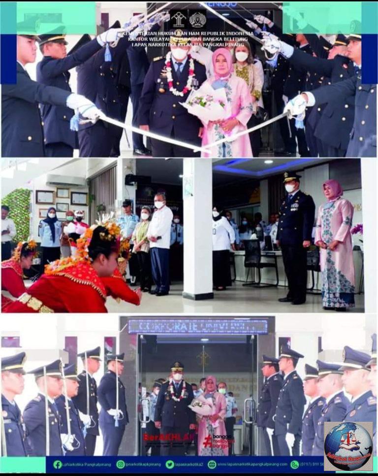 Masuki Masa Purna Bhakti, Jajaran Lapas Narkotika Pangkalpinang Hadiri Pelepasan Kepala Divisi Pemasyarakatan Kanwil Kemenkumham Babel