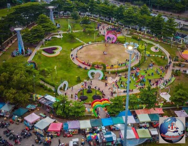 Disperkimtan Ajak Masyarakat Jaga Kebersihan dan Keindahan Taman Sehati