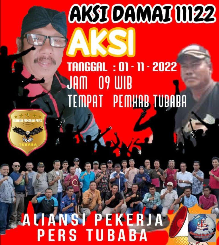 FULL UP Rencana Aksi Damai APP Tubaba ! Geser Tempat dan Waktu