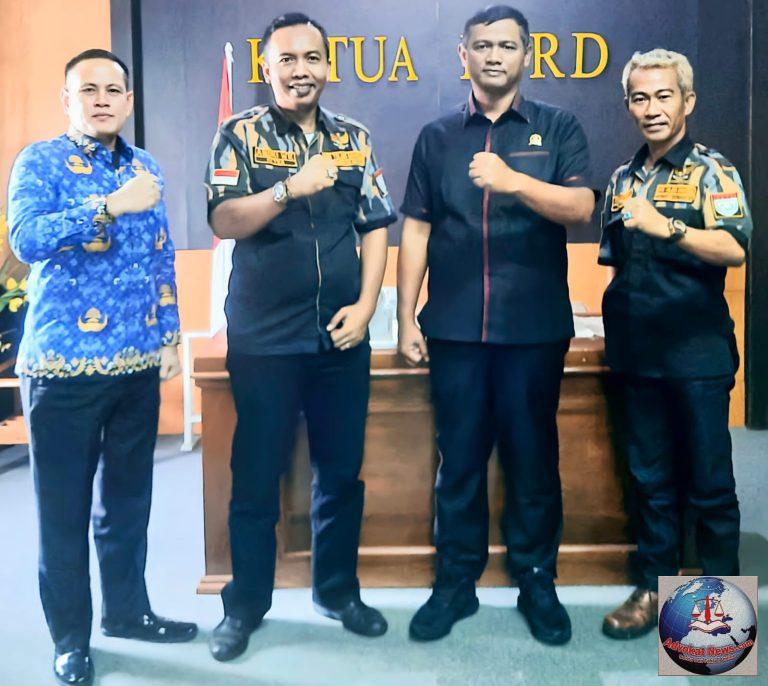 DPD Pekat-IB Tulang Bawang membangun Sinergitas kepada ketua DPRD