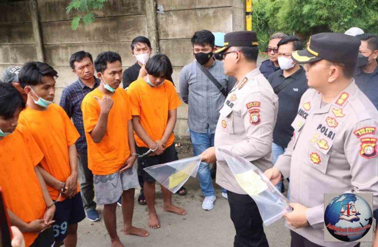 Polres Metro Bekasi Berhasil Ringkus Kawanan Begal di Cikarang