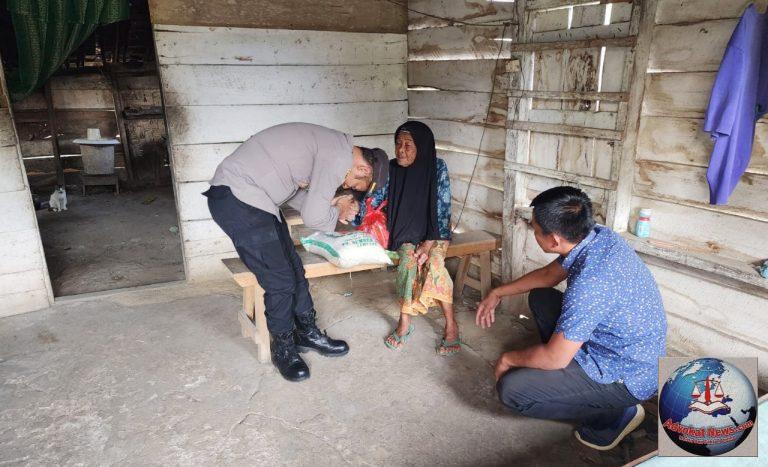Kapolsek Gedung Aji: Sehat Terus Ya Nenek Nurjanah