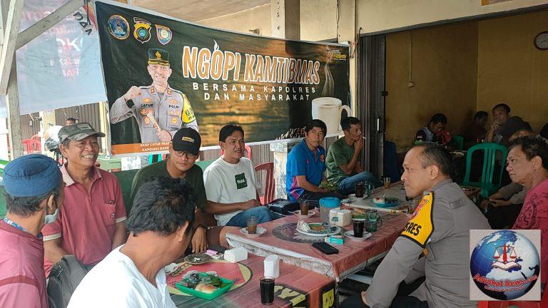 Kapolres Bangka Barat Tampung Keluhan Masyarakat dari Miras, Narkoba dan knalpot racing di warung kopi