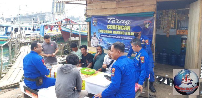 Pelayanan Prima Sat Polairud Polres Pangkalpinang Lewat Program Teras Gorengan