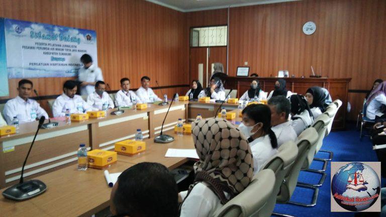Gelar Pelatihan Jurnalistik, Perumda AM TJM Kab Sukabumi Gandeng PWI