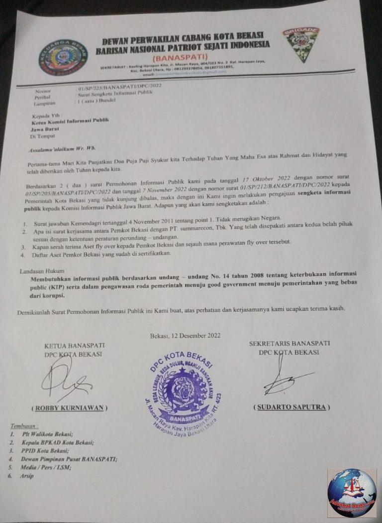 Setelah AWPI Laporkan KIP Jabar, Kini Ormas Banaspati Akan Laporkan KIP Jabar