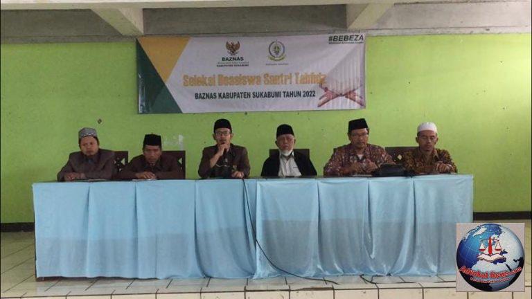 Baznas Kabupaten Sukabumi menerbitkan program Beasiswa Tahfidz
