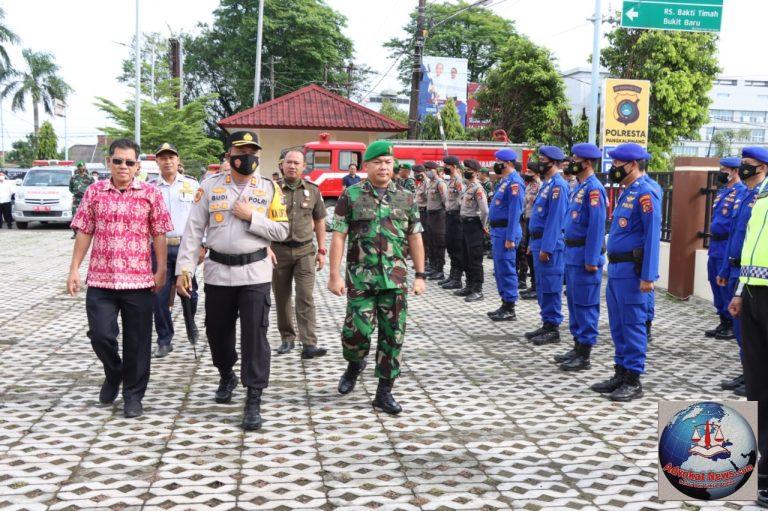 Kapolres Pangkalpinang Pimpin Apel Gelar Pasukan Operasi Lilin Menumbing Tahun 2022