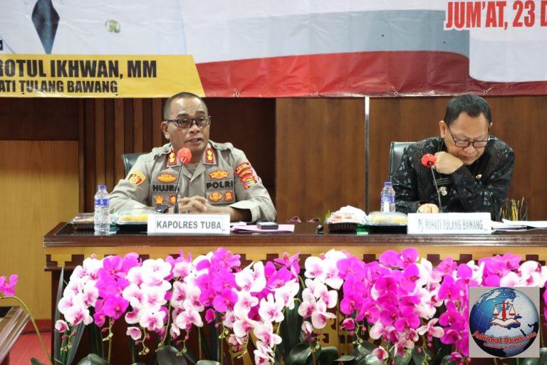 Polres Tulang Bawang Kerahkan Ratusan Personel Amankan Nataru dan Dirikan Tiga Posko