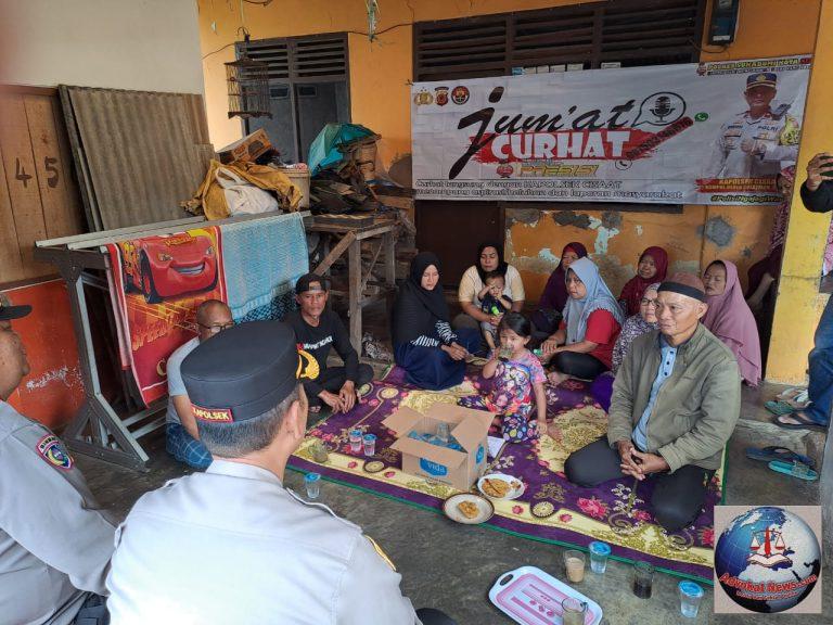 Polsek Cisaat Kembali Menggelar Giat Rutin Jumat Curhat