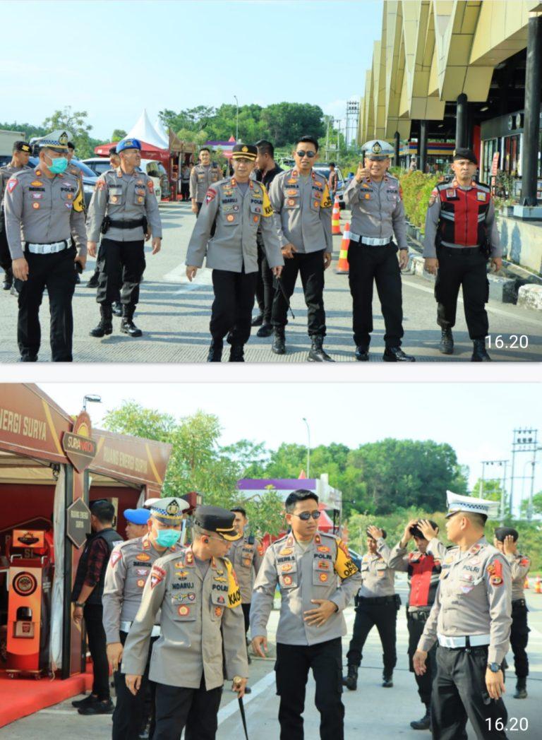 Guna Pastikan Ini, Kapolres Tuba Barat Cek Pos Pam dan Pos Yan Ketupat Krakatau 2023