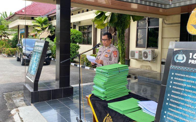 Berikut Hasil Rikmin Tahap I Penerimaan Polri TA 2023 Yang Diumumkan Pabanrim Polres Tulang Bawang
