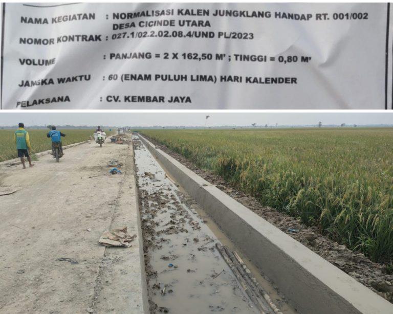 Hasil Kroscek Ulang Pekerjaan Turap Sudah Dibenahi Sesuai Sfac dan RAB