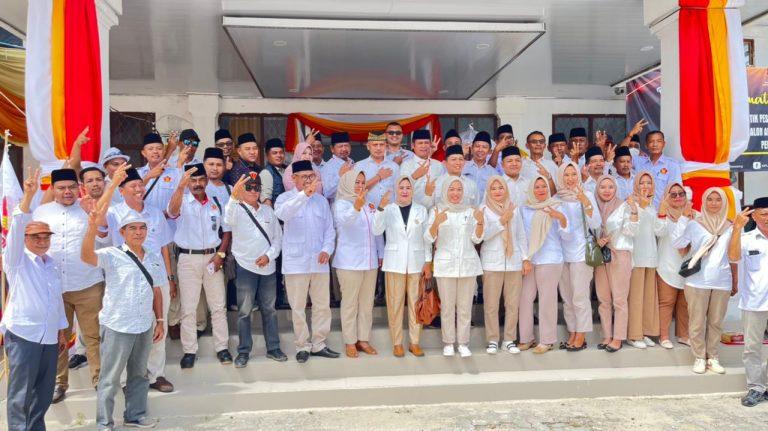 Aliasan Ketua DPC Partai Gerindra Daftar 40 Bacaleg ke KPU Tulang Bawang
