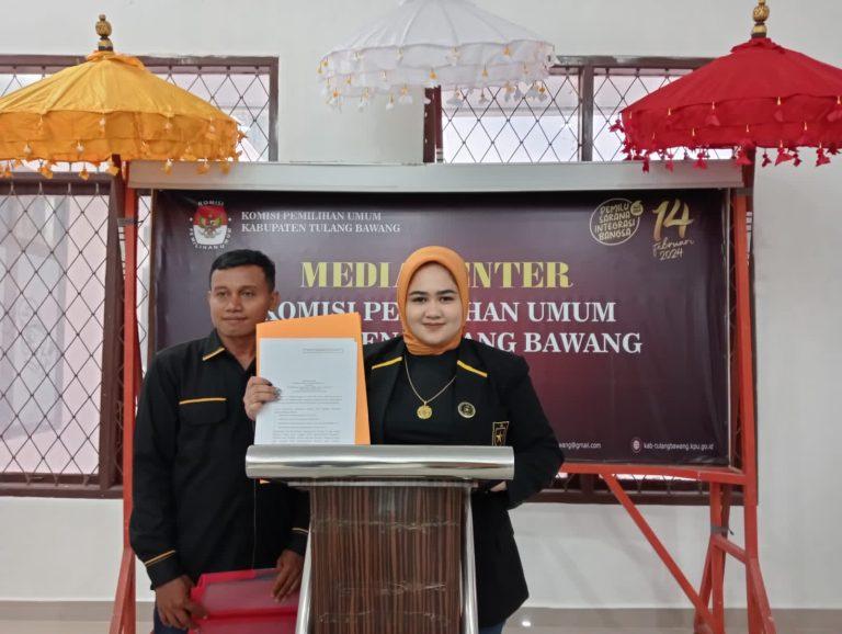 Meski Sempat Terkendala Di Silon, Partai Ummat Resmi Daftarkan Bacaleq Ke KPU Tuba Menggala