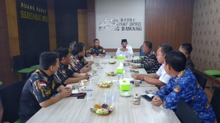 Badan Kehormatan DPRD Tanggapi Surat Mosi Tidak Percaya Ormas Pekat IB Tulang Bawang