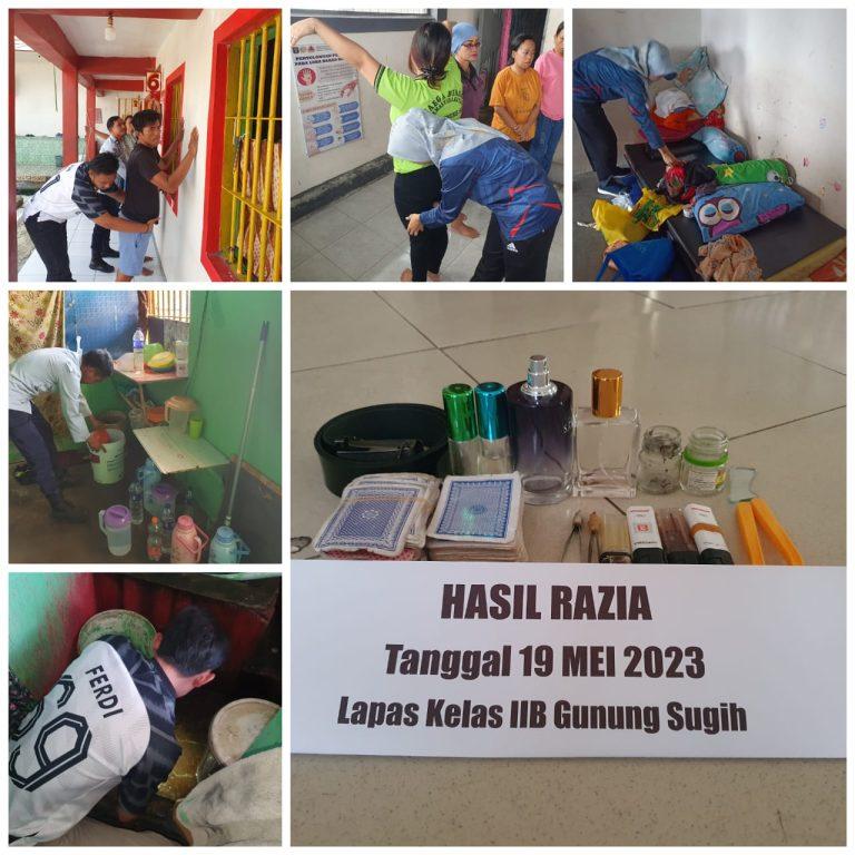 Penggeledahan Blok Hunian di Lembaga Pemasyarakatan Kelas IIB Gunung Sugih