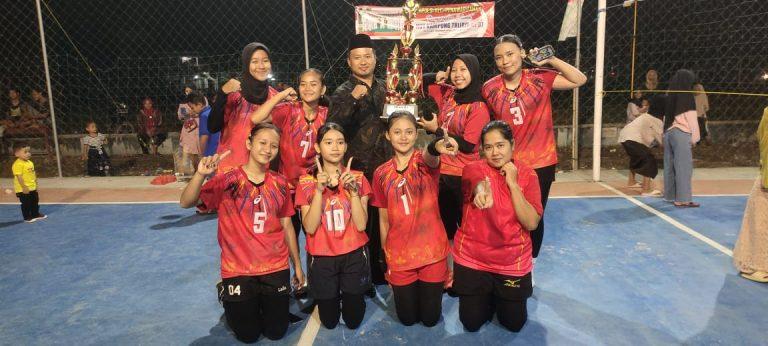 Memperingati HUT Ke-37 kepala Kampung Trijaya Sani Arifin l Gelar Berbagai Turnamen