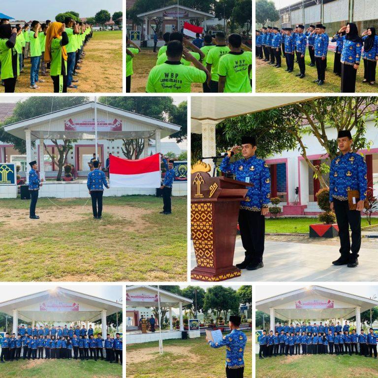Lapas Kelas IIB Gunung Sugih Gelar Upacara Hari Kebangkitan Nasional 2023